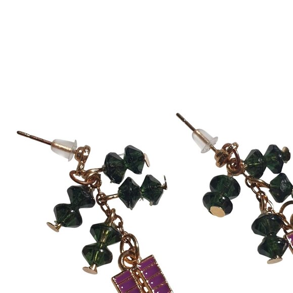 Halloween Handmade Earrings Witch Boots Dangle Pierced One Of A Kind Holiday - Picture 5 of 5